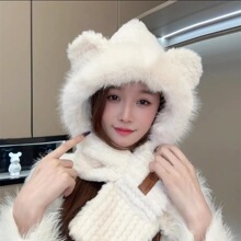 2025秋冬季帽子手套围巾3件套防寒多功能三合一保暖电子商务洛阳
