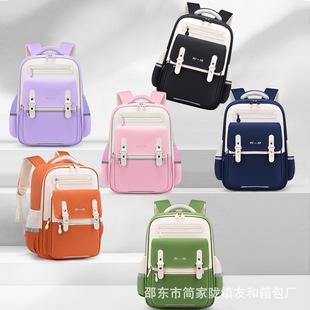 New bag primary school students cloud ridge bag children's large capacity backpack women's men's lightweight British backpack wholesale