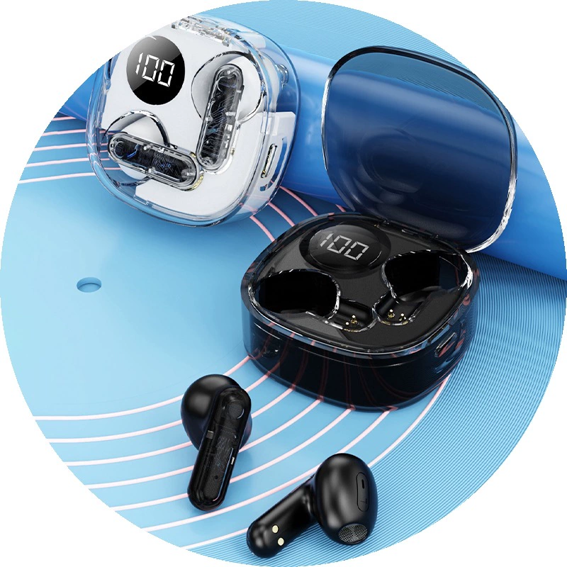 Bluetooth гарнитура Apro138 высокоценный прозрачный корзина зубы наушники низкая задержка музыка игра настоящие беспроводные Bluetooth уши