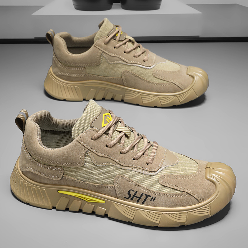 Nuevos zapatos de seguro laboral en verano 2025 los hombres usan zapatos de trabajo resistentes al desgaste, ligeros y resistentes al desgaste, zapatos casuales al aire libre image 7