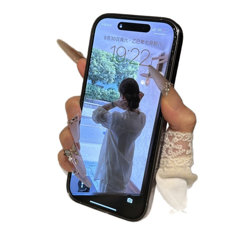 高级感全包素皮纹适用iPhone17/手机壳17pro纯色16磨砂15镜头膜|undefined