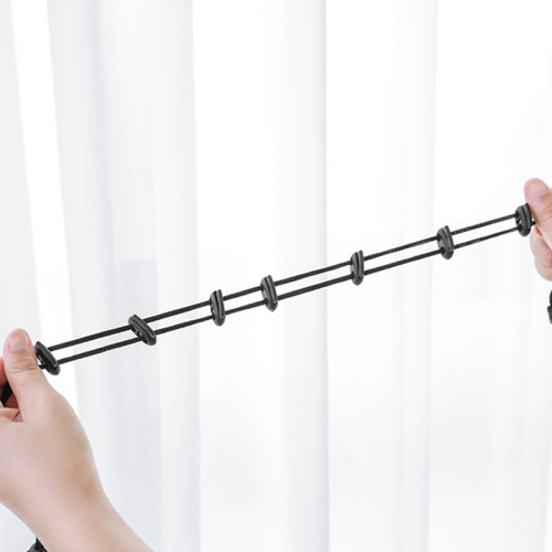 Wholesale dormitory household adjustable lazy socks drying artifact portable windproof non-falling plastic clothesline