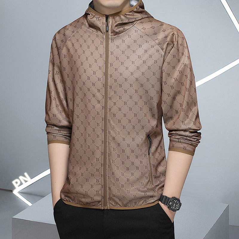 Sunscreen clothing for men and women ultra-thin breathable anti-ultraviolet couple outdoor sports skin clothing jacket jacket tide summer_voghion.com