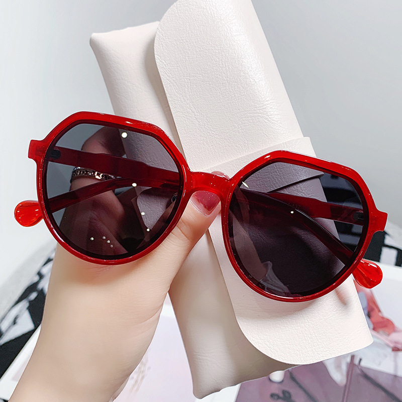 55g Weight Clips Glasses Structure Sunglasses Classification PC, UV400 Protection Lens Material Simple Style Classic Style Color Block PC UV400 Protection Round Frame Clips Women's Sunglasses