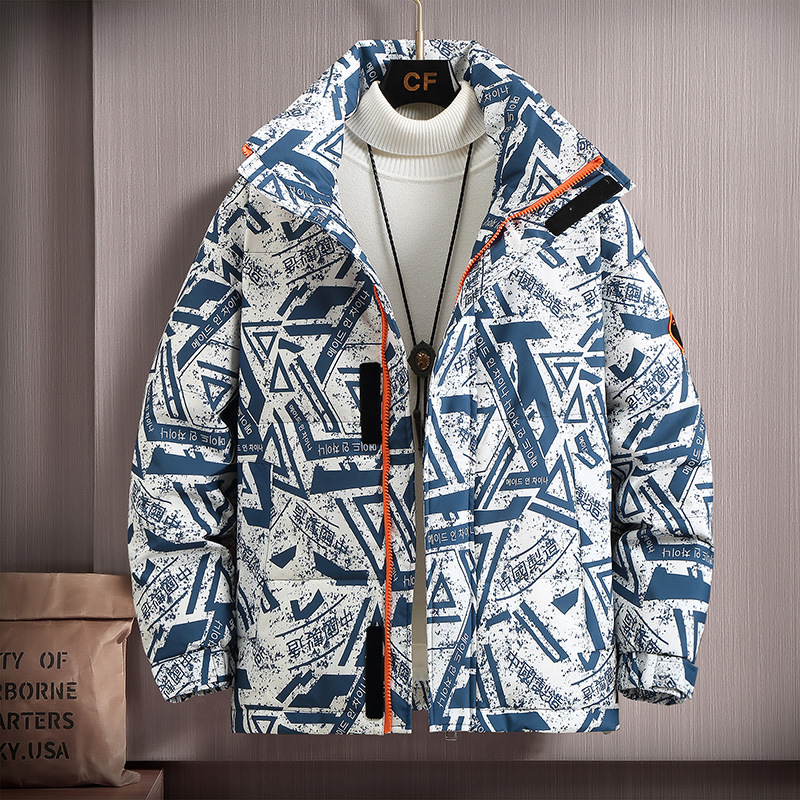 Men's Clothing 2024 new youth men's Silk cotton jacket men's short winter thickened coat student couple trendy_voghion.com