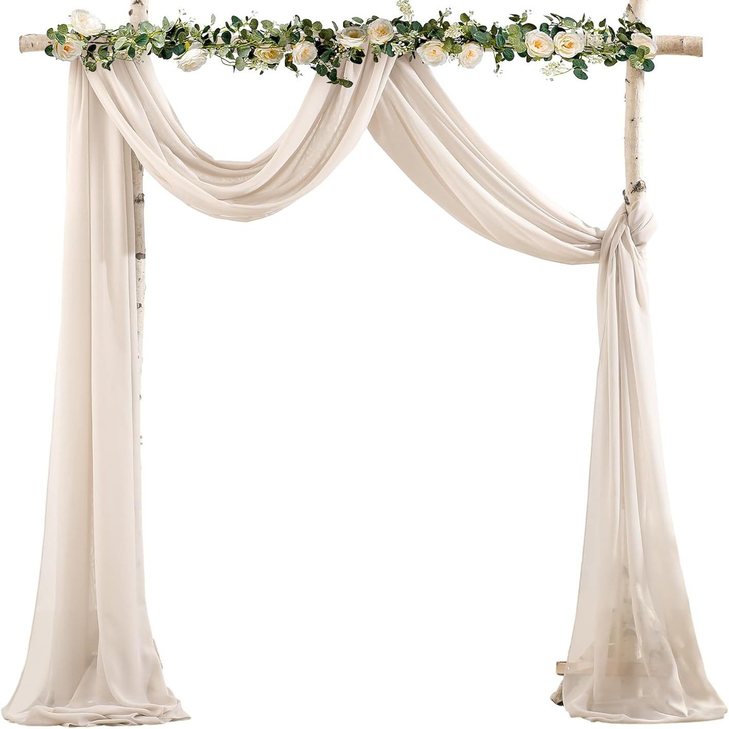 Nieve cortina cortina de boda césped decoración al aire libre cortina cortina tabla bandera diseño sueños transfronterizos