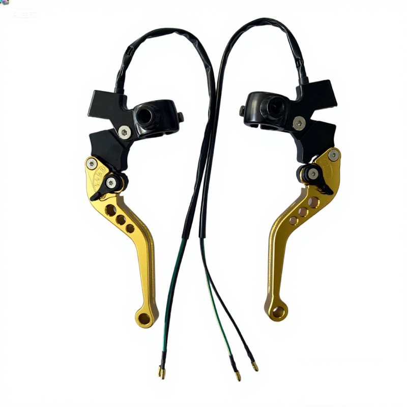 Motorcycle Zj125 Dual Drum Brake Horn Assembly Brake Power-Off Handle Cnc Handlebar Extension Cross-Border
