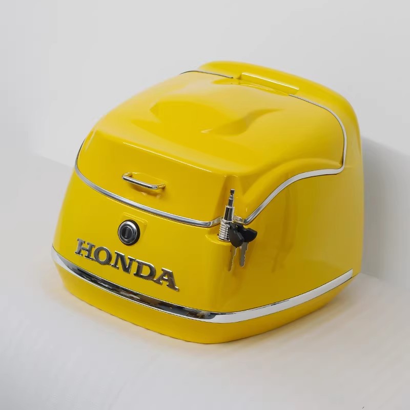 Suitable for Honda Nw F125 Motorcycle Tail Box, Retro Trunk, Scooter Cargo Box, Helmet Box Modification Accessories