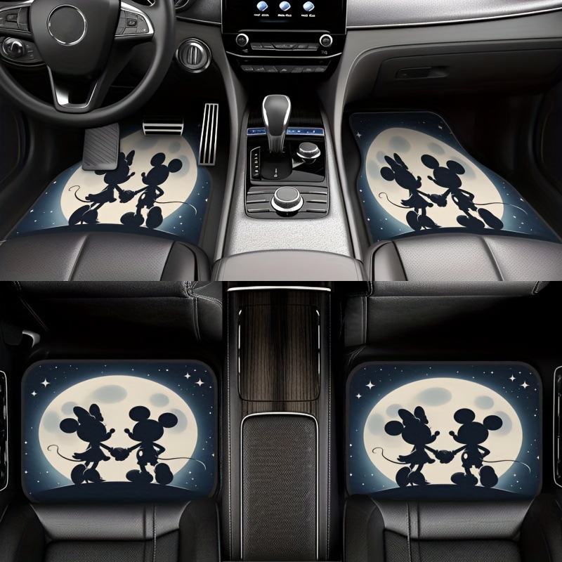 Amazon and Temu's best-selling crystal velvet car floor mats are easy to maintain, universal four-piece set, and durable
