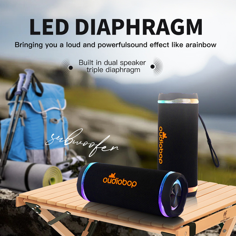 Op-530 Home Bluetooth Speaker Multi-Function Card-Insertable Outdoor Portable Cycling Waterproof Subwoofer Gift Op-530 Home Bluetooth Speaker Multi-Function Card-Insertable Outdoor Portable Cycling Waterproof Subwoofer Gift