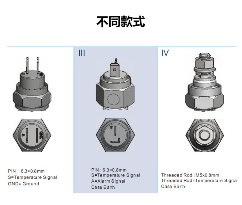 Kus Genuine Water Temperature Sensor Temperature Probe for Measuring Water Temperature, Various Threads Ke00102 Ke00132