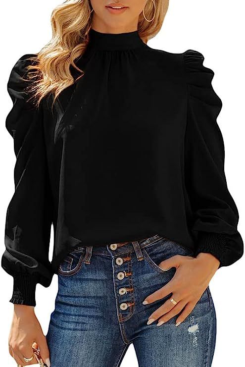 Women's Blouse Long Sleeve Blouses Casual Elegant Solid Color display picture 5