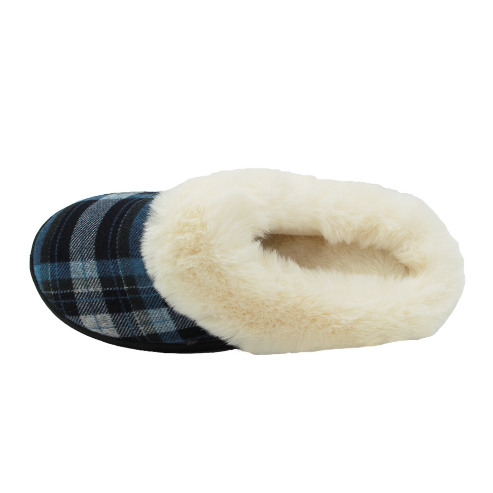 Unisex Casual Plaid Round Toe Cotton Slippers display picture 15