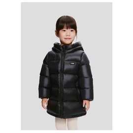 儿童中长款加厚面包服羽绒服2025新款保暖冬外套男童女童宽松外套