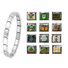 �����ģ�K��� ���P䓏������C ƴ�ӷ��K���Italian Charm Brac
