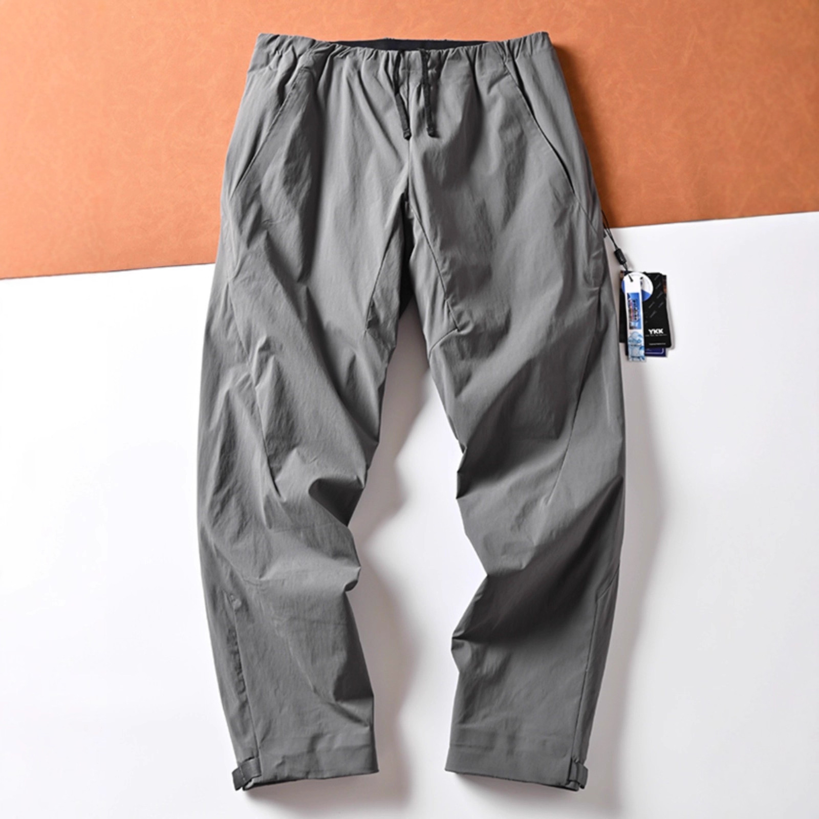 120g Tech Cotton Winter Men's Thickened Ultra-Warm Windproof Cotton Pants, Loose Straight-Leg Outdoor Pants, Trendy and Lightweight