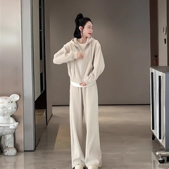 感运动服套装女春秋季宽松韩版时尚洋气卫衣休闲两件套跑步潮