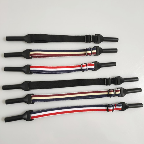 Adjustable elastic eyeglass cord for adults and children, non-slip sports eyeglass strap