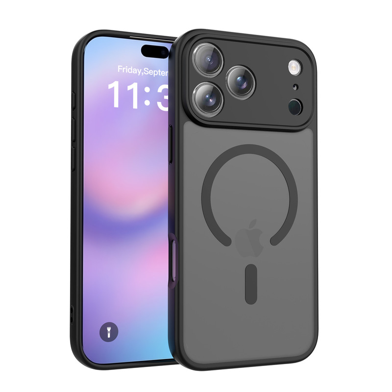 苹果17手机壳精孔磨砂液态肤感磁吸防摔新款iPhone16pro max跨境|undefined