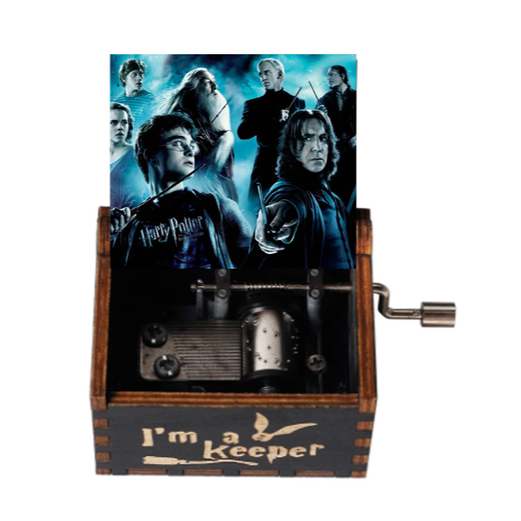 源工場ハリーポッターハイドウェイ手揺れ木製オルゴールミニオルゴールクリエイティブ誕生日プレゼント