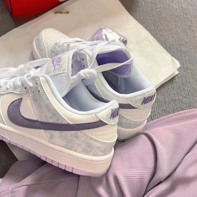 Скейт-кроссовки DUNK Lavender, унисекс, кампусные повседневные для студентов и отдыха