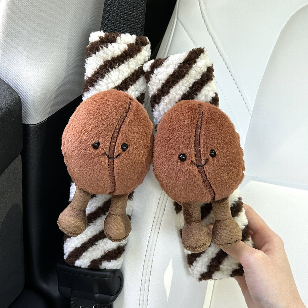 Protector de Hombro para Cinturón de Seguridad de Peluche para Auto