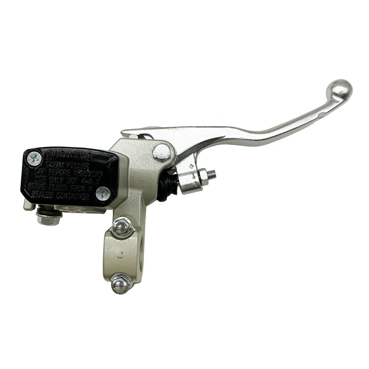 Off-Road Motorcycle Accessories Ktm Silver-White Front Disc Brake Pump with Folding Handle Hydraulic Brake Pump