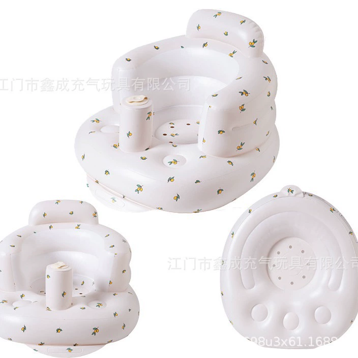 Cross-Border ins Надувное школьное сиденье Южная Корея такое же Надувное сиденье детский надувной диван для переноски пресс-насос табурет для ванны