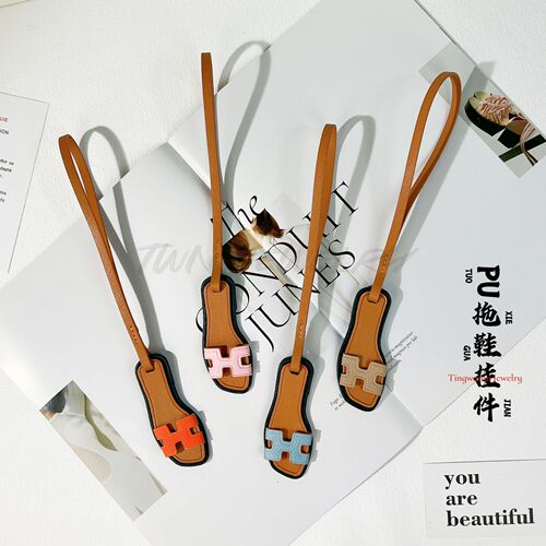 H family new small slippers bag pendant classic Kelly platinum cabbage basket pendant car pendant accessories