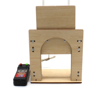 Puerta elevadora de madera No. 1