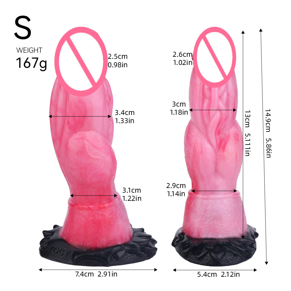 Dragón de hielo Polla pene de silicona líquida juguetes sexuales para adultos Yin anal de doble propósito clímax equipo juguetes sexuales para casa