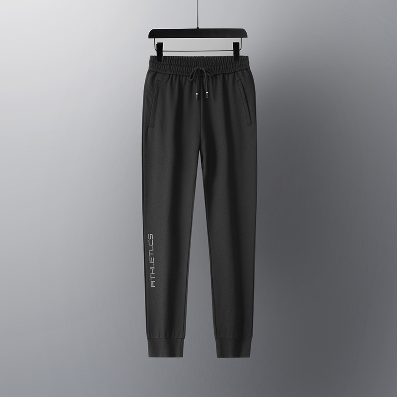 Elastic demi-season thin casual trousers