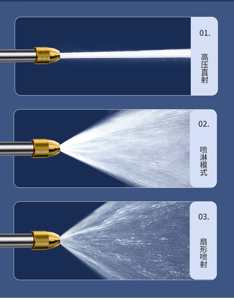 Car Wash Water Gun High Pressure Nozzle Hose
