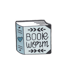 卡通百搭字母書本文藝書籍徽章胸針  簡約個性氣質時尚胸針