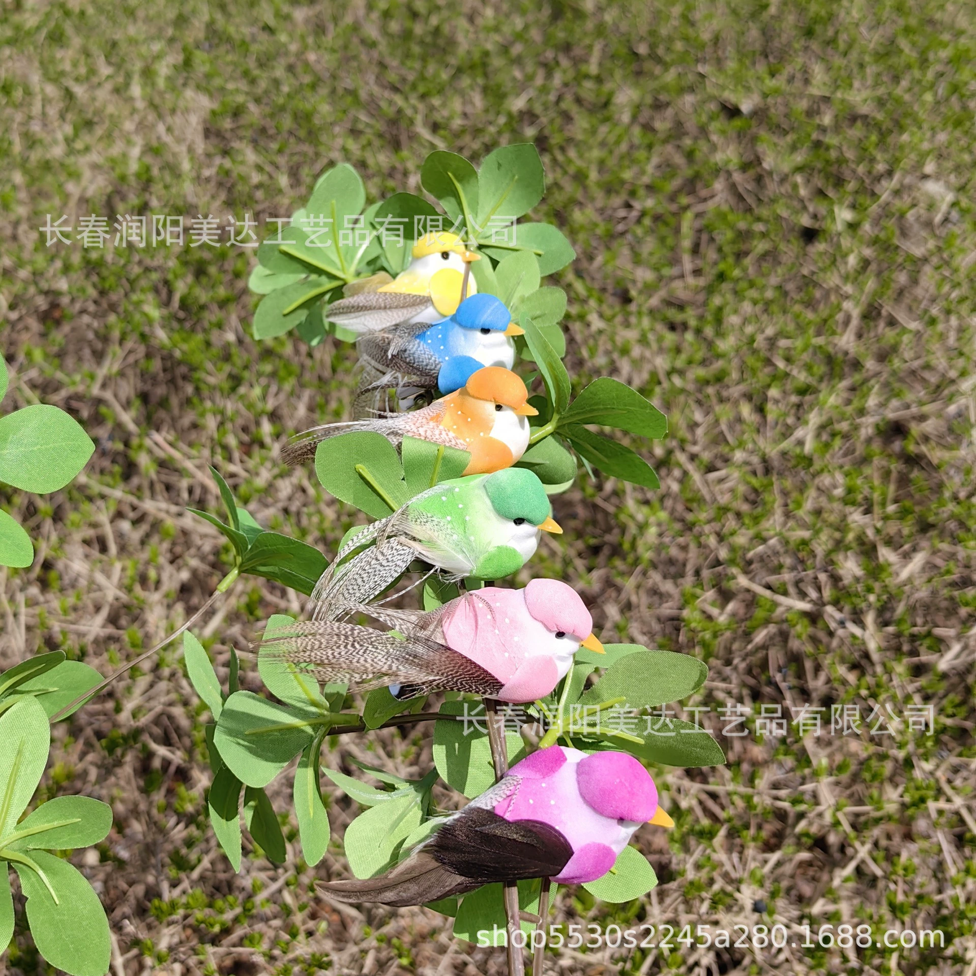 Пенопластовые перья, украшения для птиц, настоящие перья, птицы, сад, украшение для дома, модель, мини-растение в горшке, бесплатная доставка