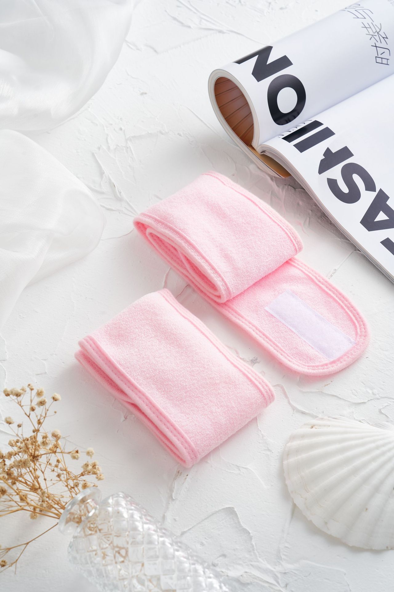 Cinturón para el cabello de velcro europeo y americano, mascarilla facial, cinturón para el cabello, pañuelo deportivo transpirable que absorbe el sudor, pañuelo para el mes, cinturón para la cabeza al por mayor