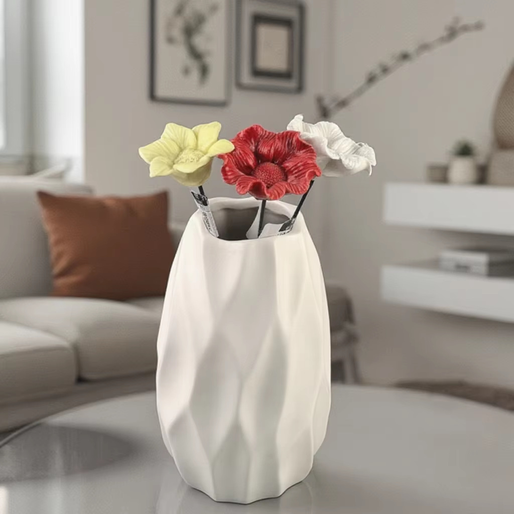 Florero de cerámica simple personalizado