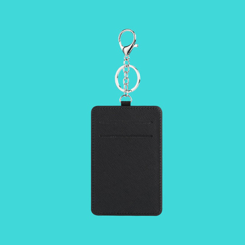 Wholesale sublimation portable transportation card holder work permit card holder printable card bag card holder keychain
