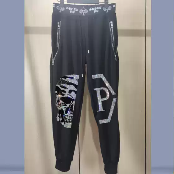 Men's Casual Breathable Lounge Shorts with Rhinestone Embellishments | Hip-Hop Streetwear Slim-Fit Summer Style