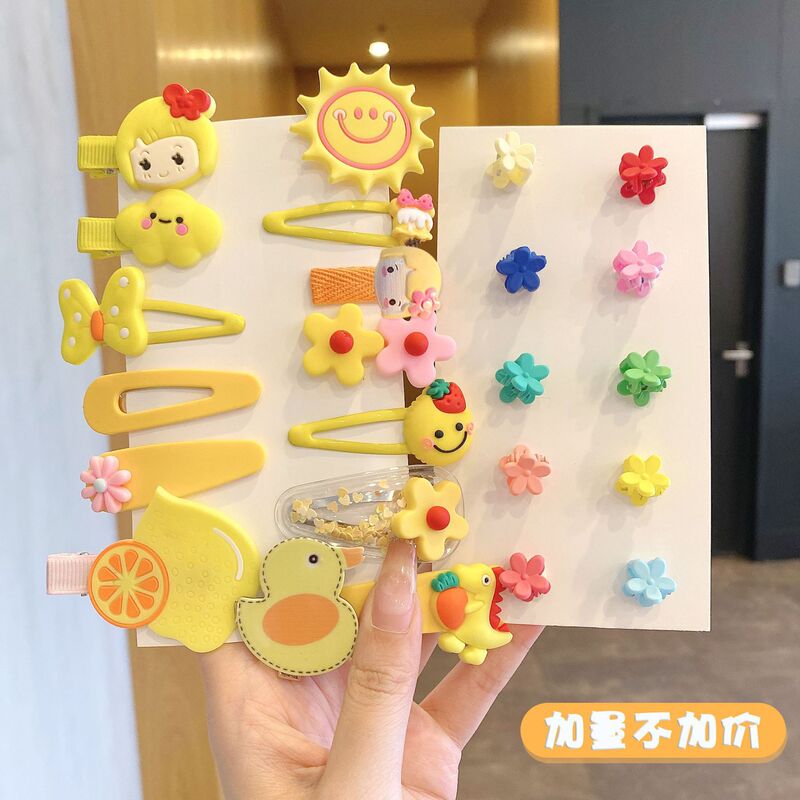 夏季儿童毛绒发卡侧边夹小香风头饰女童不伤发高级感可爱发夹|undefined