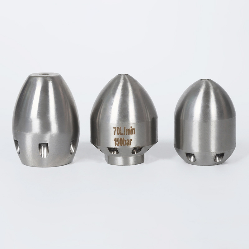 70升150bar下水道疏通水老鼠  清洗机高压老鼠头清洗疏通喷嘴喷头