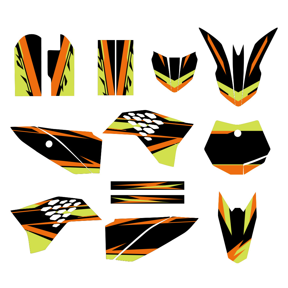 Aplicable para motocicleta de carretera KTM50 2009 - 2013 modificación pegatinas impermeables decoración pegatinas