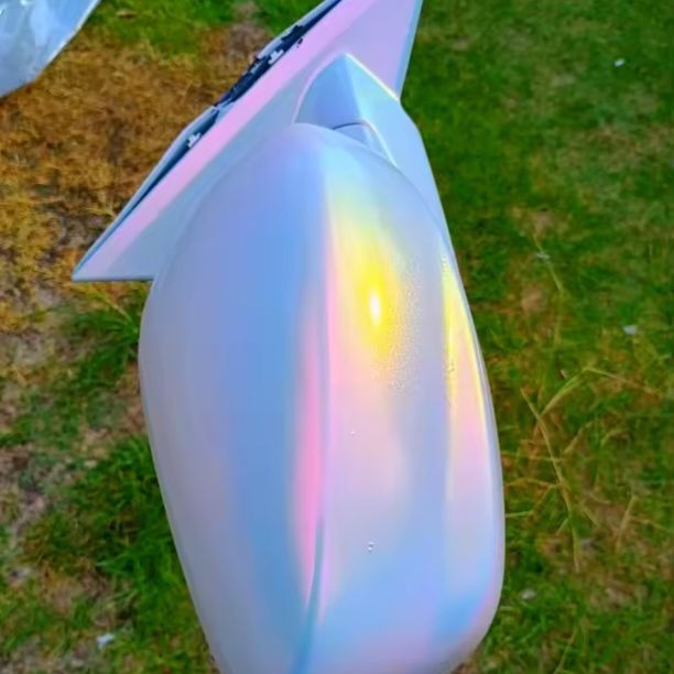 幻彩偏光极光变色龙粉滴胶喷涂汽车改色工艺品用霓虹白变色龙粉1g