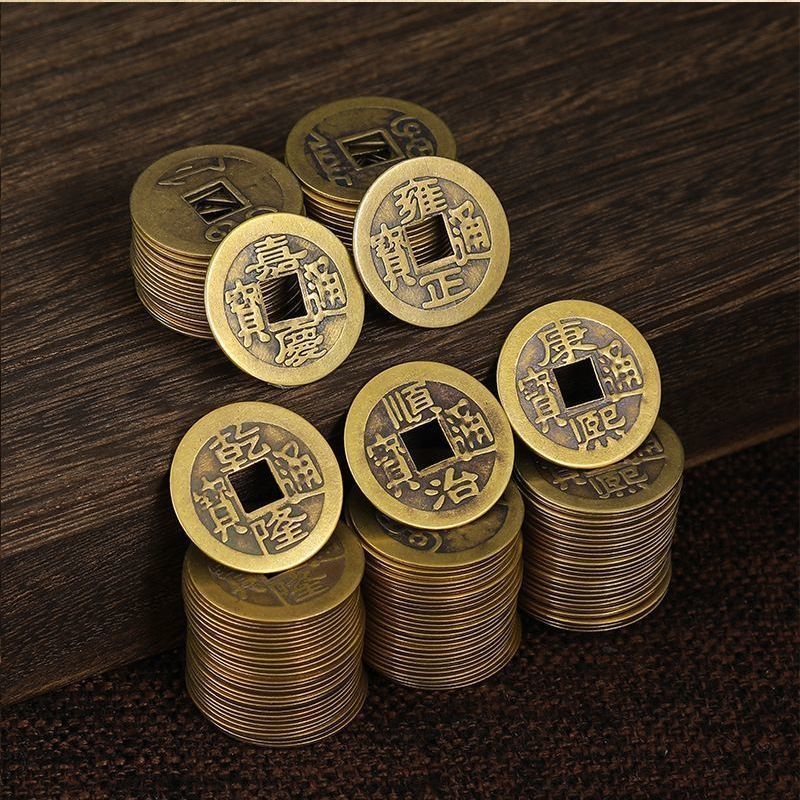 メーカー卸売五帝銭模造銅貨金属工芸品コイン真鍮五帝銭銅貨模造銅貨|undefined