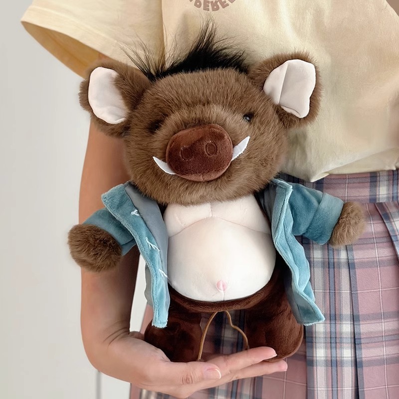 Modelo de celebridad de Internet Black Myth Wukong alrededor de la muñeca Pig Bajie Muñeca Mochila Adornos Peluches Regalo de novio