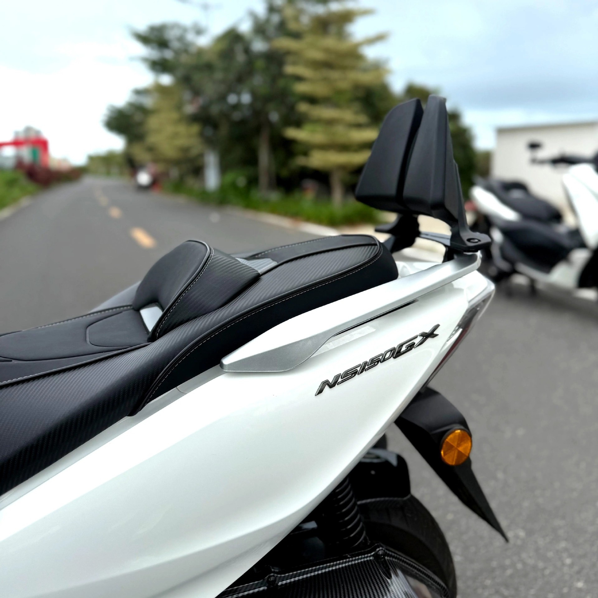 Suitable for 25 Honda Ns150Gx Rear Backrest Modified Passenger Comfort Lumbar Support Cushion Rear Seat Rear Lumbar Support