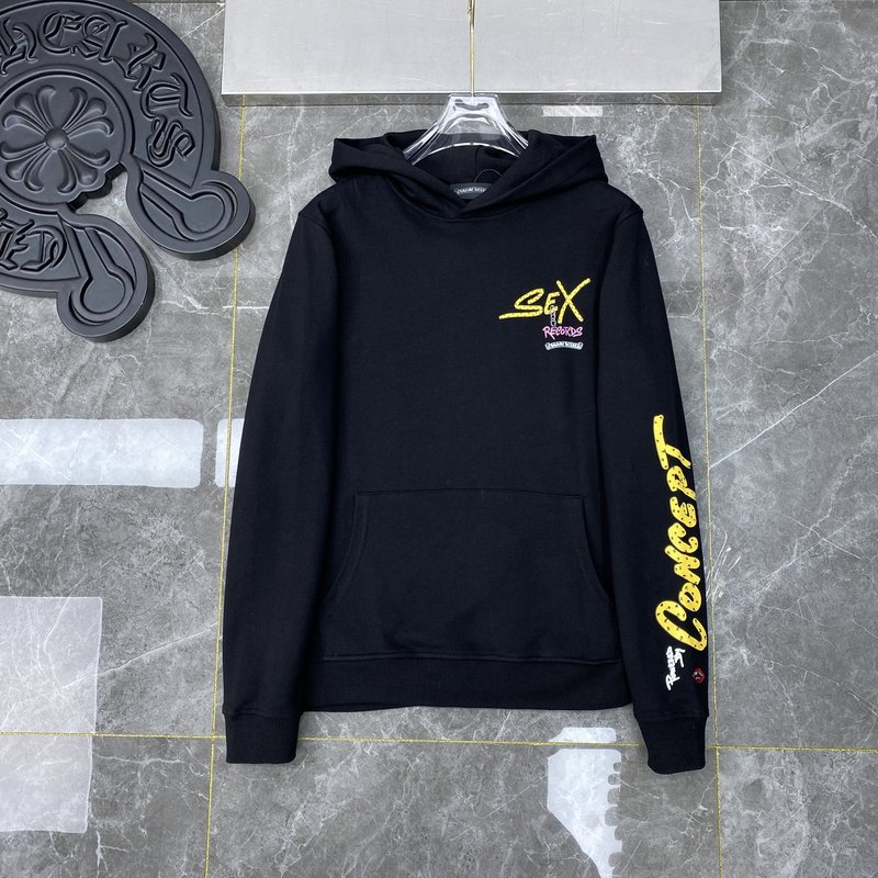 Chrome Heart Hoodie 克罗伈十字架连帽卫衣跨境宽松男女拉链帽衫|undefined
