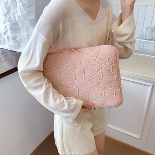 New Rope Embroidered Flowers iPad 11inch Tablet Liner Bag 13inch 14inch Laptop Bag Unisex Bag