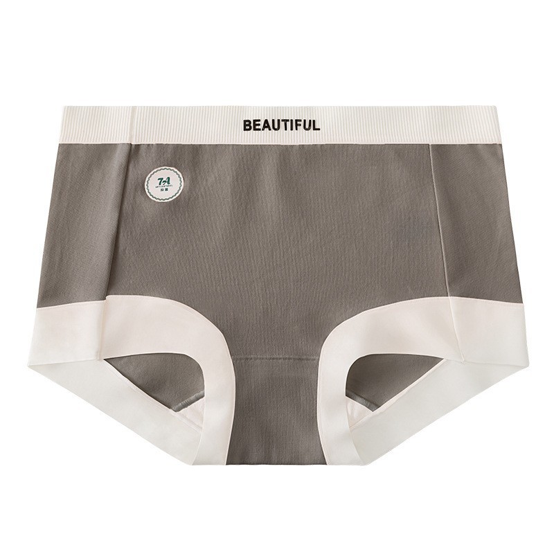 2 - en - 1 pantalones de seguridad 7A antibacterianos entrepierna panties de esquina plana de mujer algodón sin marcas anti-luz leggings