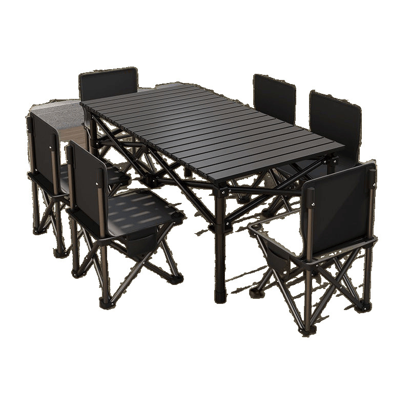 silla de camping silla de pesca plegable al aire libre playa de piquete portátil picnic camping cabina de autoconducción set de mesa plegable